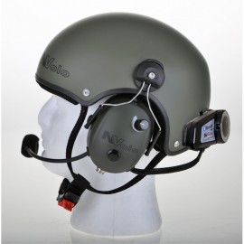 NVOLO - PAINTED CARBON HELMET WITH HEADSETS