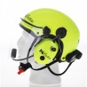 NVOLO - PAINTED WITH COLORS HIGH VISIBILITY CARBON HELMET WITH HEADSETS